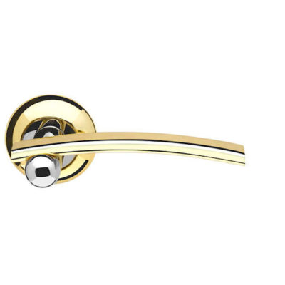 Дверная ручка Armadillo Mercury LD22-1GP-CP-2 золото/хром в Симферополе.