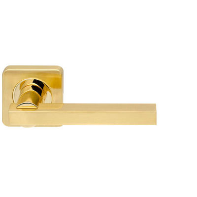 Дверная ручка Armadillo ORBIS SQ004-21SG-GP-4 матовое золото/золото в Симферополе.