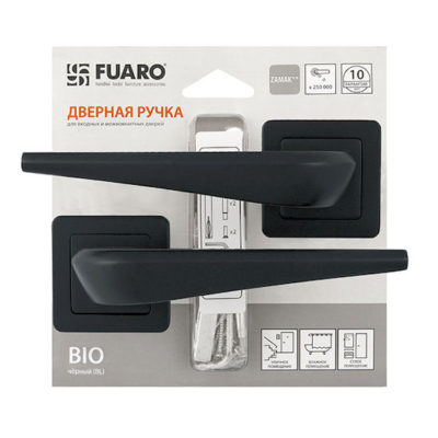 Дверная ручка Fuaro BIO XM-HD BL-24 черный в Симферополе.