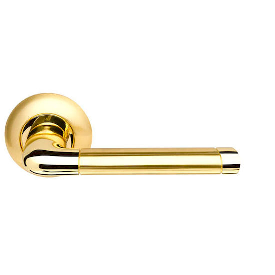 Дверная ручка Armadillo Stella LD28-1SG-GP-4 матовое золото/золото в Симферополе.