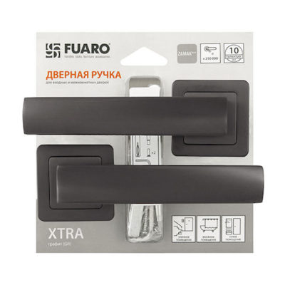 Дверная ручка Fuaro XTRA XM-HD GR-23 графит в Симферополе.