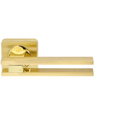 Дверная ручка Armadillo BRISTOL SQ006-21SG-GP-4 матовое золото/золото в Симферополе.