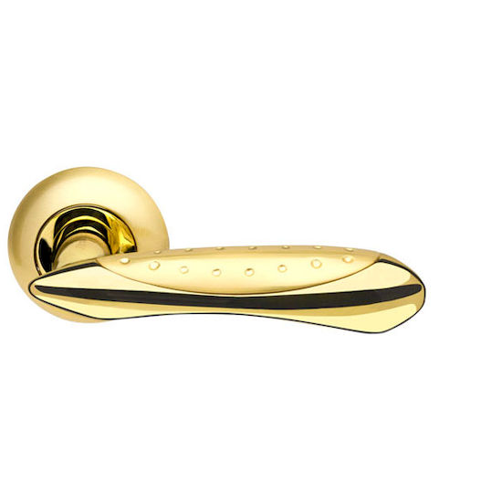 Дверная ручка Armadillo Corvus LD35-1SG-GP-4 матовое золото/золото в Симферополе.