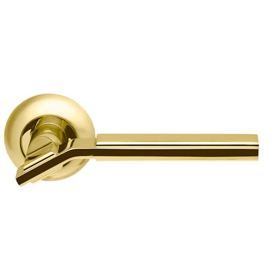 Дверная ручка Armadillo Cosmo LD147-1SG-GP-4 матовое золото/золото в Симферополе.
