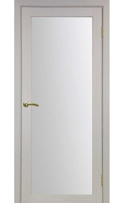 Дверь Оптима Порте - Турин 501 (дуб беленый, стекло) в Симферополе