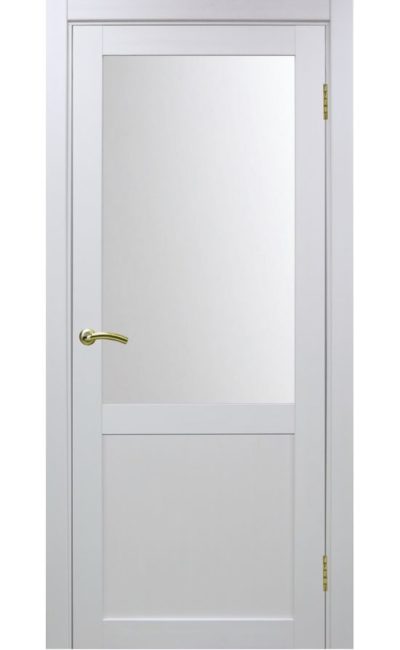 Дверь Оптима Порте - Турин 502 (белый, стекло) в Симферополе