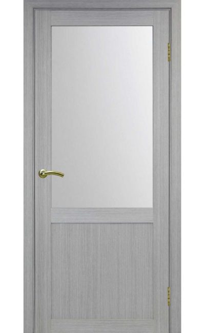 Дверь Оптима Порте - Турин 502 (дуб серый, стекло) в Симферополе