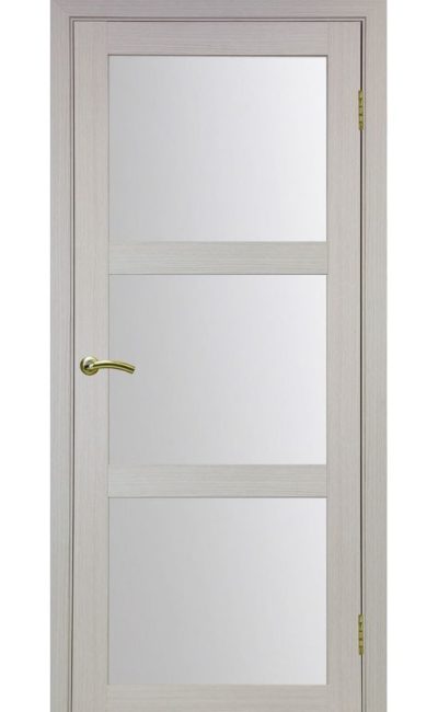 Дверь Оптима Порте - Турин 530 (дуб беленый, стекло) в Симферополе