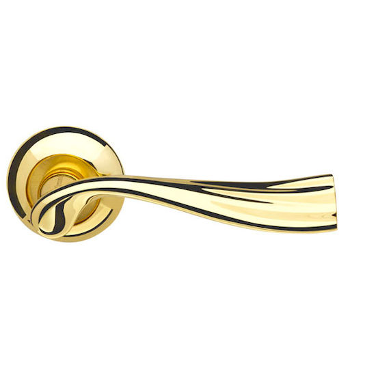 Дверная ручка Armadillo Laguna LD85-1GP-SG-5 золото/матовое золото в Симферополе.