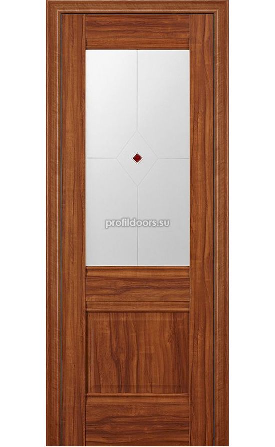 Двери Профильдорс, модель 2Х Орех амари, узор 1 (х классика) в Крыму