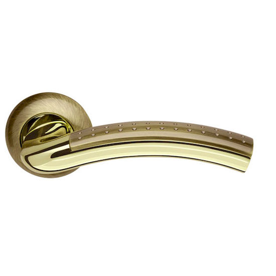 Дверная ручка Armadillo Libra LD26-1AB-GP-7 бронза/золото в Симферополе.