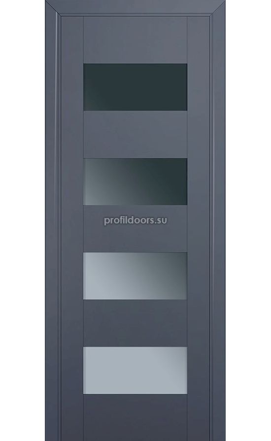 Двери Профильдорс, модель 46u антрацит стекло графит (U модерн) в Крыму