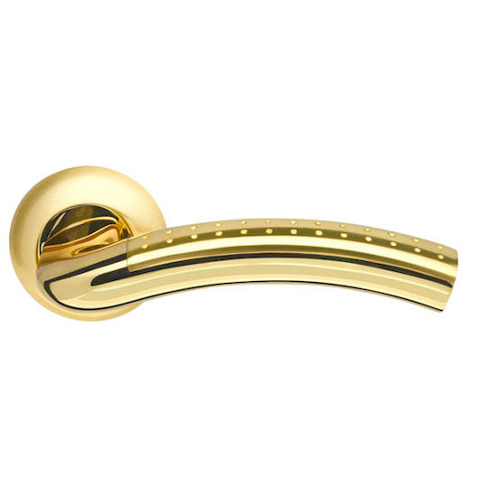 Дверная ручка Armadillo Libra LD26-1SG-GP-4 матовое золото/золото в Симферополе.