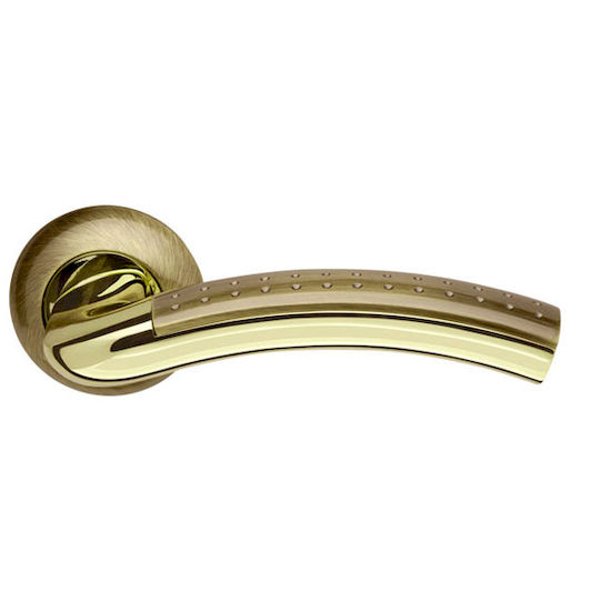 Дверная ручка Armadillo Libra LD27-1AB-GP-7 бронза/золото в Симферополе.