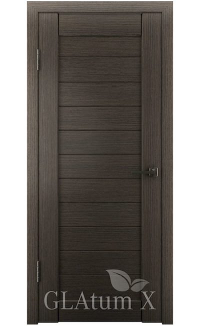 Двери Грин Лайн, модель GLAtum-X6 (серый дуб) в Симферополе