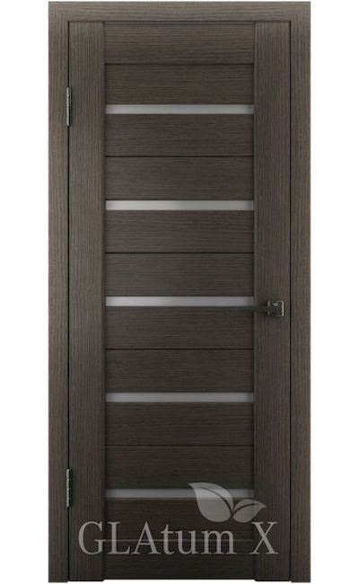 Двери Грин Лайн, модель GLAtum-X7 (серый дуб) в Симферополе