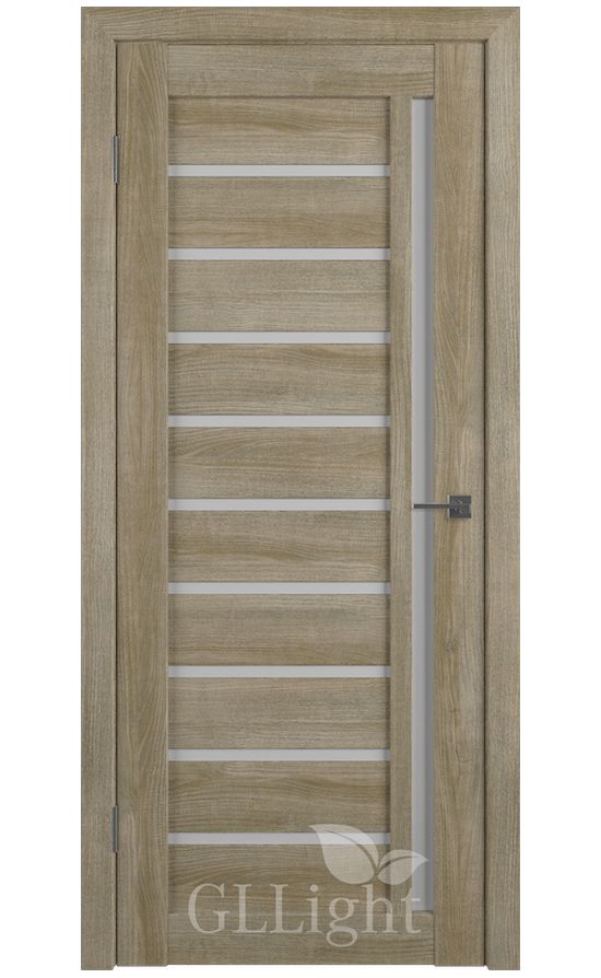 Двери Грин Лайн, модель GLLight 11 (дуб мокко, белый сатинат) в Симферополе