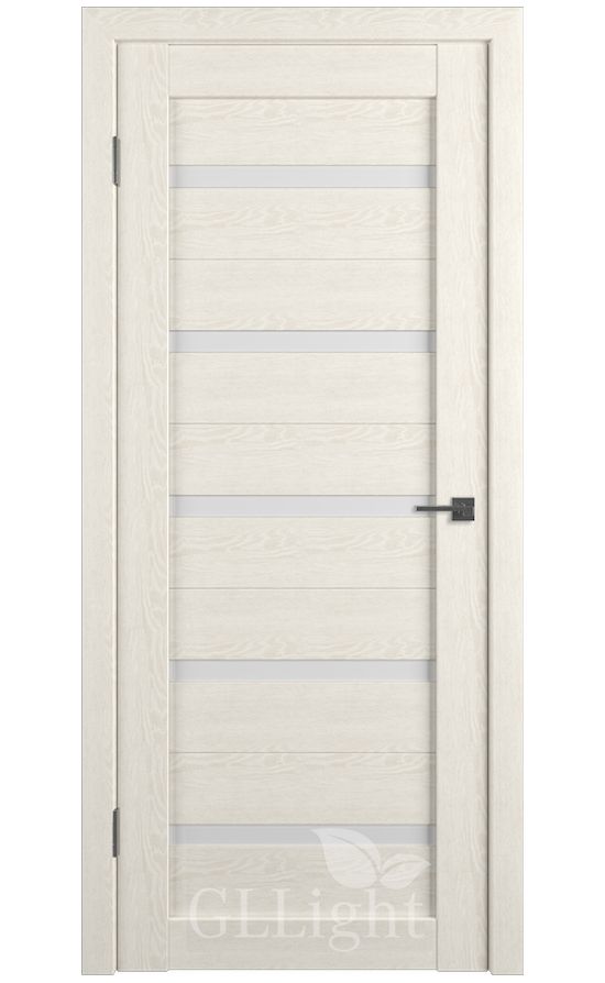 Двери Грин Лайн, модель GLLight 7 (дуб латте, белый сатинат) в Симферополе