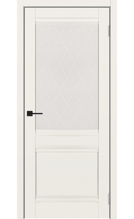 Гранд-5, Ваниль, стекло - межкомнатные двери Тандор в Симферополе