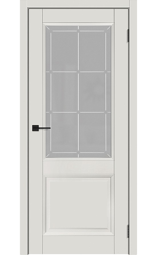 Гранд-6, Софт капучино, стекло - межкомнатные двери Тандор в Симферополе