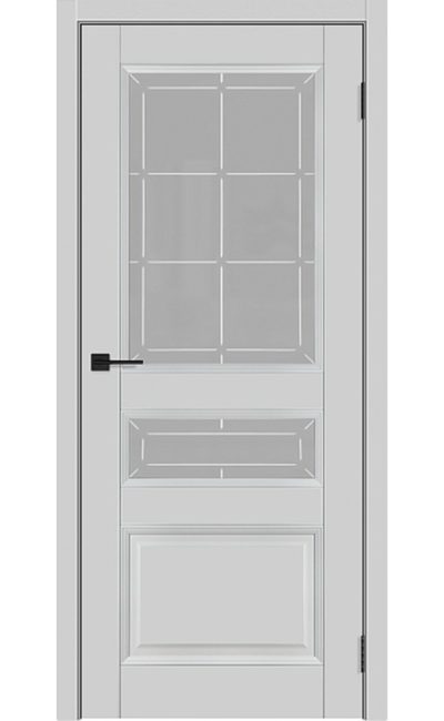 Гранд-7, Серый, стекло - межкомнатные двери Тандор в Симферополе