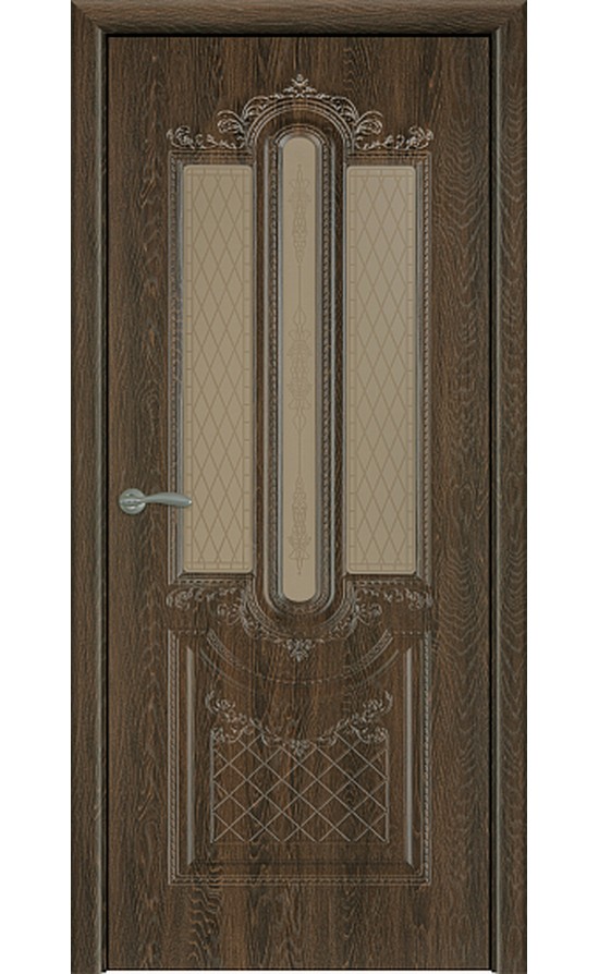 К-4, Филадельфия коньяк, стекло - межкомнатные двери Тандор в Симферополе