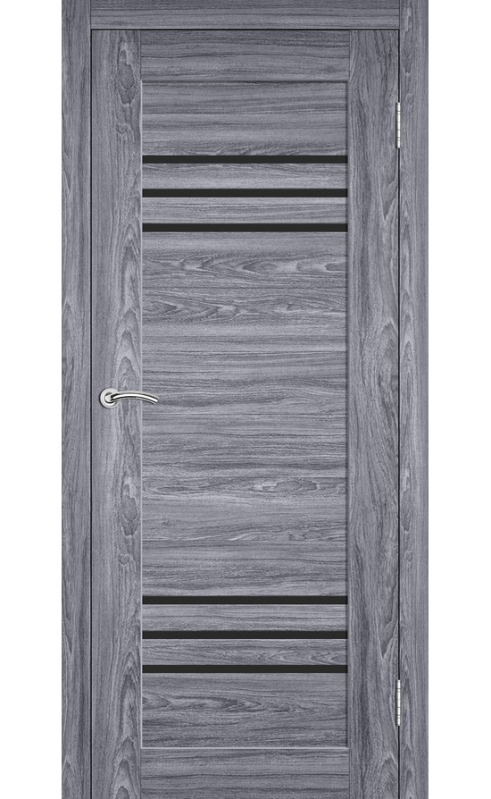 Межкомнатная дверь CordonDoor Палермо, орех грей, черный лак в Симферополе