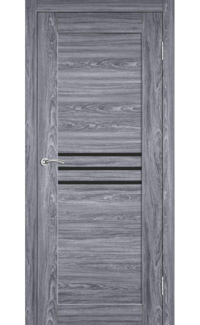 Межкомнатная дверь CordonDoor Полла, орех грей, черный лак в Симферополе