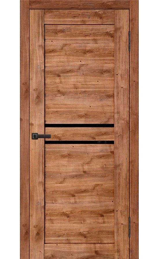 Межкомнатная дверь CordonDoor Талано, кватро дуб болтон, черный лак в Симферополе