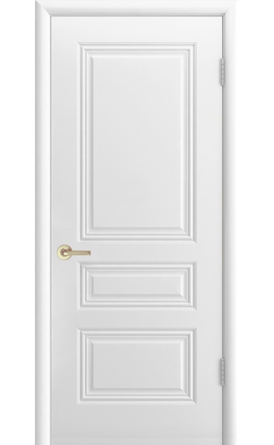 Межкомнатная дверь CordonDoor Трио Грейс В1, эмаль белая, дверное полотно глухое в Симферополе