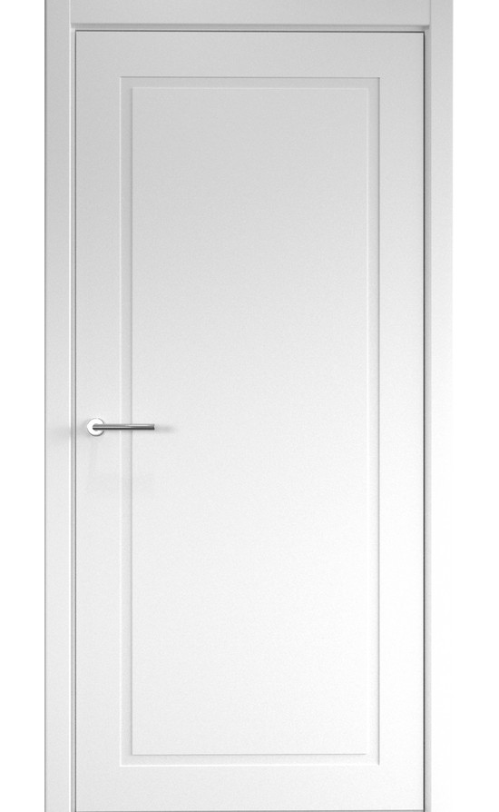 Неоклассика 1 эмаль белая межкомнатные двери Albero в Симферополе