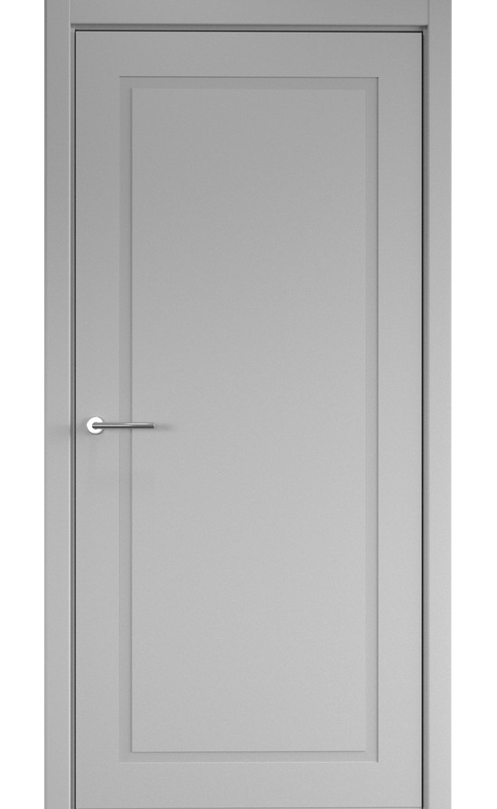 Неоклассика 1 эмаль серая межкомнатные двери Albero в Симферополе