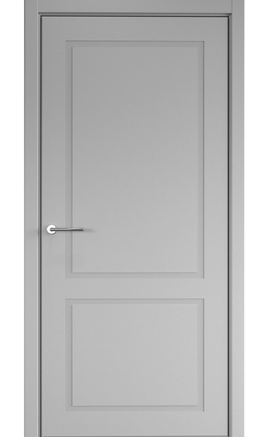 Неоклассика 2 эмаль серая межкомнатные двери Albero в Симферополе
